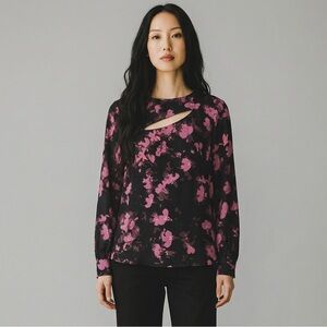Parker NY floral blouse Valencia Eclipse